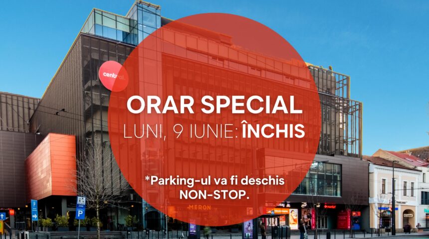 Program special 9 iunie 2025