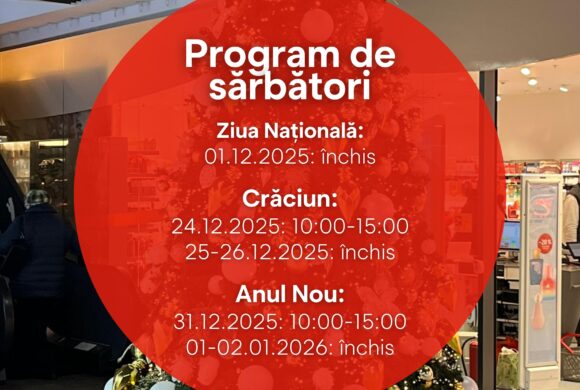 Program pentru luna decembrie 2025